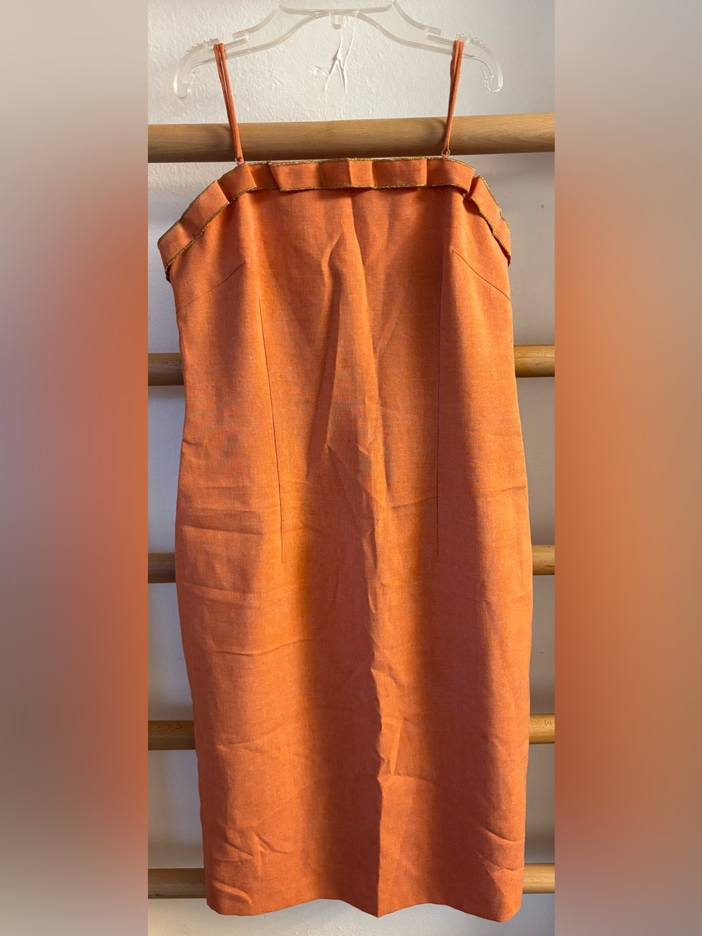 Ametrine Orange Midi Dress